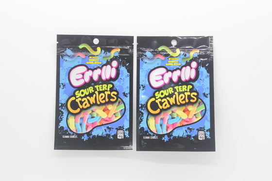 Beli Weed Flower Mylar Stand Up Bags Zipper Heat Sealable 3.5G Bau Proof online manufacture
