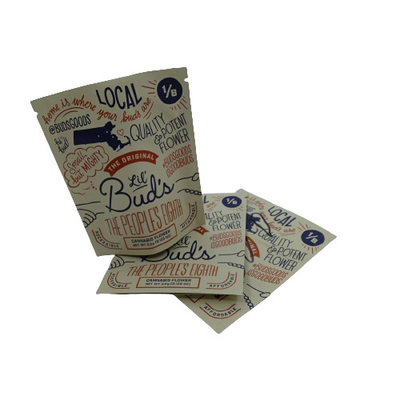 Beli Biodegradable Food Grade Mylar weed Bags Self Standing Moisture Proof dengan Zipper online manufacture