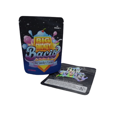 Beli Tiga sisi 300g 150g Mylar ramuan kemasan kantong zipper Mylar aluminium foil tas online manufacture