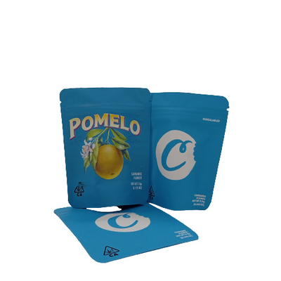 Beli Snack 300g Stand Up Bags Blue Mylar Weed Bags Dengan Kunci Zipper online manufacture