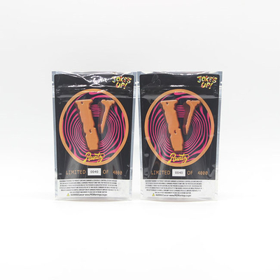 Beli Custom Printed Mylar Ziplockk Bags Plastik 3,5g Candy Edible Bau Proof Stand Up Bag online manufacture