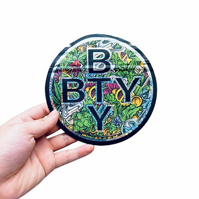 Beli Anak tahan Zipper Mylar Pouch Die Cut Mylar Bag Untuk THC Gummies online manufacture
