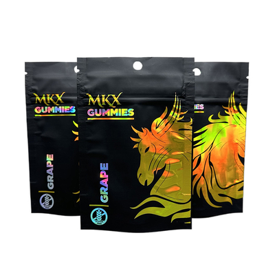 Beli 3.5g kantong kemasan gulma kantong Mylar holographic dengan ritsleting tahan anak online manufacture