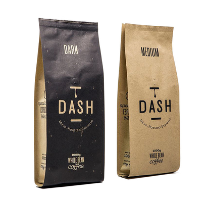 Beli Kantong Kemasan Kopi Berkualitas Makanan Kantong Kertas Kraft Dengan Katup online manufacture