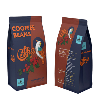 Beli Aluminium Foil Kantong Kemasan Kopi Custom Kantong Flat Bottom Untuk Kopi online manufacture