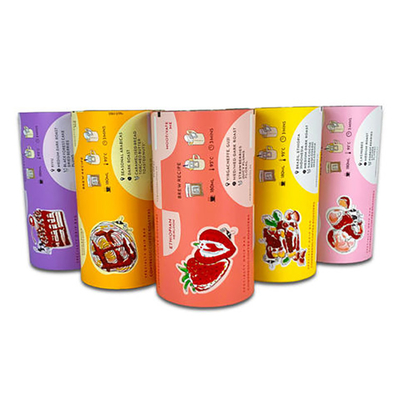 Beli Heat Seal Food Packaging Film Roll Laminated BOPP Aluminium Foil Metalized Sachet Roll online manufacture