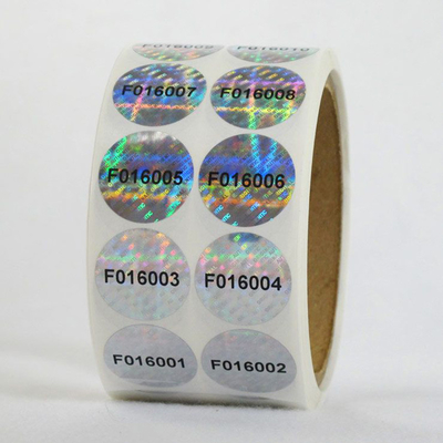Beli Holographic tahan dingin anti pemalsuan Label Dukungan Ketebalan yang disesuaikan online manufacture