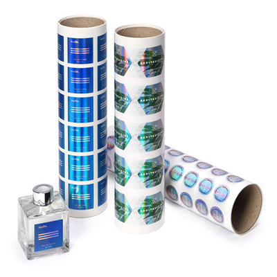 Beli Ketebalan Hologram Keamanan Label Stiker 1D 2D Barcode tahan panas online manufacture