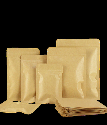 Beli Berbagai Kapasitas Kantong Segel Tiga Sisi Kemasan Kertas Kraft Daur Ulang online manufacture