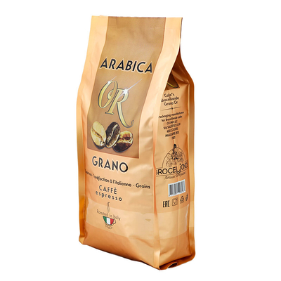 Beli Kantong Kemasan Kertas Brown yang Bisa Dikompos untuk Kafe Kacang Berkualitas Dengan Air Vavle online manufacture