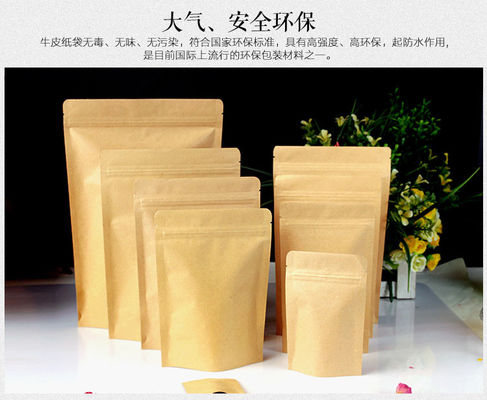 Beli Kantong Kraft Stand Up yang Dapat Terurai Secara Hayati online manufacture