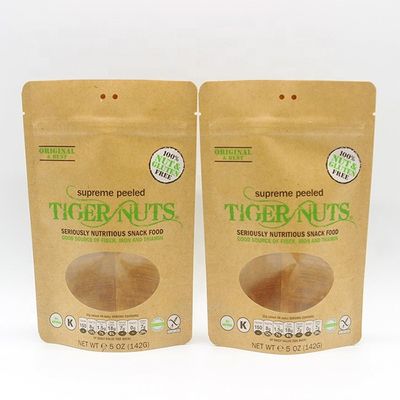 Beli Kantong Berdiri Kraft Kantong Teh Kertas Cetak Kantong Cetak Segel Panas Kunci Ritsleting Kustom online manufacture
