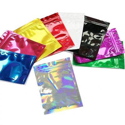 Beli Tas Plastik Holographic yang Bisa Disertakan Kembali 7g Stand Up Aluminium Foil Bag online manufacture