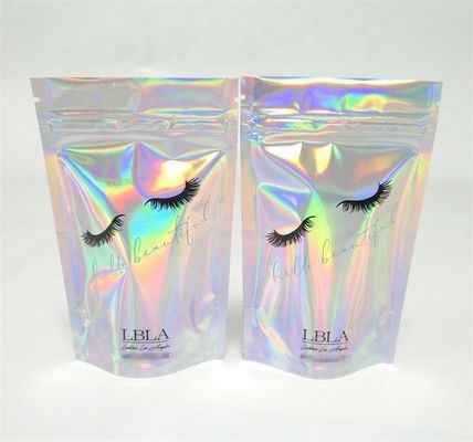 Beli 1g Holographic Stand Up Bag ODM Printed Ziplockk Aluminium Foil Bag online manufacture