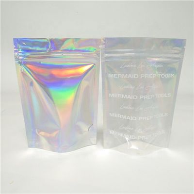 Beli PE OPP Holographic Stand Up Bag Zip Lock Aluminium Foil Bag ODM online manufacture