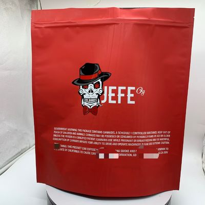 Beli 1 Pound Mylar Aluminium Foil Bags 110 Mircons Red Flat Foil Bags online manufacture