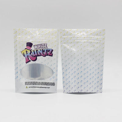 Beli Printed Smell Proof Mylar Bag Child Proof Untuk kemasan rumput / bunga online manufacture