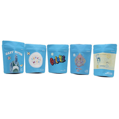 Beli LDPE Mylar ziplockk Stand Up Bags Biru Reselable Zipper Bags 5 Inch Tinggi online manufacture