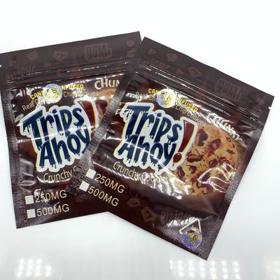 Beli Coklat Chip Cookie kosong kantong makanan 500mg Zipper berdiri kantong makanan online manufacture