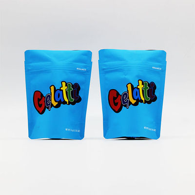 Beli Custom Logo Biodegradable Stand Up Bags 0.5lb dengan ritsleting Gravnre Printing online manufacture