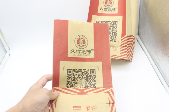 Custom Printed Kraft Stand Up Bags Portable Food Grade 1 Oz 2 Oz 3 Oz