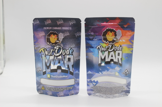 Bau Proof Mylar Weed Bags 1g 3.5g 7g 14g 28g Stand Up Foil Zip Lock Mylar Bags