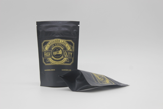 Stand Up Resielable Mylar Ziplockk Bags 3.5 - 28 G 10 Warna Gravure Printing