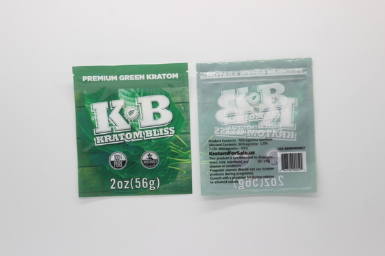 3 Sisi Disegel Zipper Kemasan Kantong Makanan Kemasan Tas Dengan Tear Notch