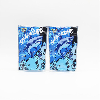 Weed Bag Aluminium Foil Candy Gummies Packaging Tas Plastik Disesuaikan untuk ganja dan tembakau