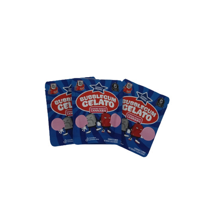 Waterproof Label Mylar Weed Bags Candy Packaging Zipper Stand Up Mylar Bags