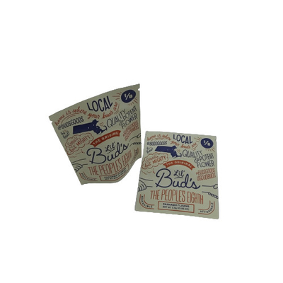 Weed Aluminium Foil Mylar Bag Digitally Printed Reselable Zipper Bags