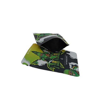 Zipper Mylar Weed Bags Biodegradable Stand Up Bags Ketebalan 150 mircon