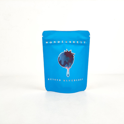 Custom Digital Printed Mylar Stand Up Bag Dengan Anak Kunci Tiga Sisi Bag Gaya Ketebalan 140 Mircon