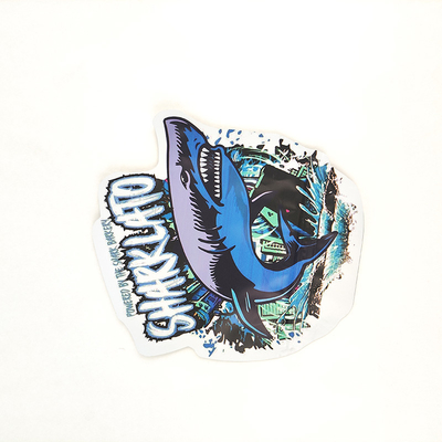 Digitally Printed Special-Shaped Mylar Weed Bags with Zipper Resealable Odorproof
