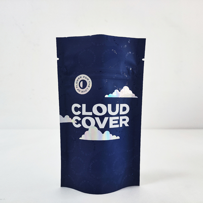 Matte Soft Touch Holographic Plastic Proof 35g Zipper Mylar Bags Stand Up Bag