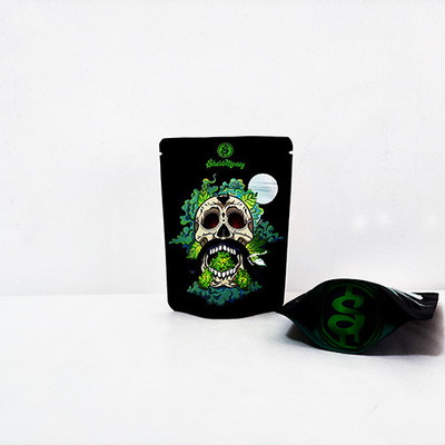 Custom Printed Logo Ziplockk Stand Up Bag Packaging Mylar Weed Bags