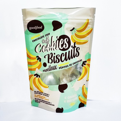 Custom Zip Lock Stand Up Pouch Tas Biodegradable Dengan Logo Sendiri Untuk Snack Nut
