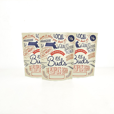 Kelembaban Proof Stand Up Mylar Bags Ziplockk Segel Food Grade Untuk Snack Cookie Biscuit