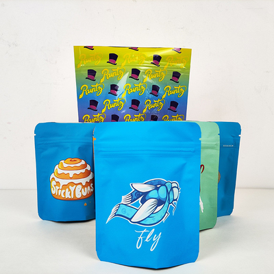 Child Proof Plastic Zipper Bisa ditutup kembali Tas Mylar Weed Tas anti bau Mini Bag