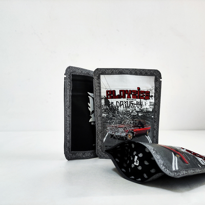 Foil Laminated Mylar Weed Bags Bau Proof 3,5g Plastik Ziplock yang Bisa Di tutup kembali