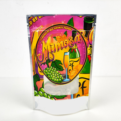3.5g Holographic Smell Proof Bag Plastik Digital Printing Mylar Weed Bags