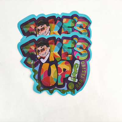 Printing Gravure Custom Die Cut Bags 3,5 Gram Mylar Zipper Bags Dengan Logo