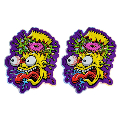 Anak Proof Tas Bentuk Irregular Zipper Heat Seal Die Cut Mylar Tas Plastik Kantong