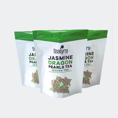 Tea ziplockk Stand Up Bags Custom Printed Mylar Tea Packaging Bags