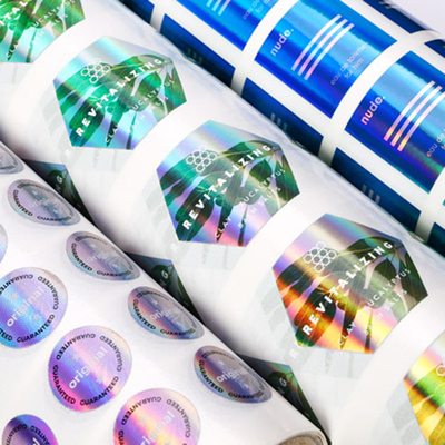 Aman Anti-palsu Hologram Sticker Dengan Mikrotext Dan Gambar Tersembunyi