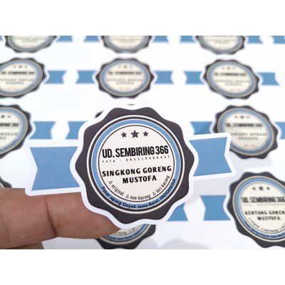 Label Anti Palsu yang Bisa Dihapus Warna Matte Dengan Pencetakan Laser / Pencetakan Inkjet