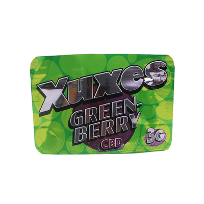Disesuaikan 14g Holographic Zipper Pouch Gravure Printing