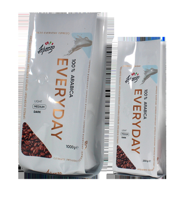 Hot Stamping Flat Bottom Coffee Bag Untuk Biji Kopi Spesial