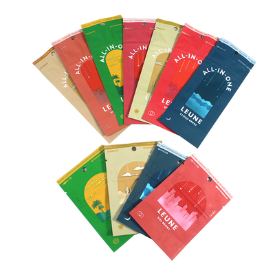 Makanan Grade Side Seal Pouch Vape Packaging Dengan Zipper