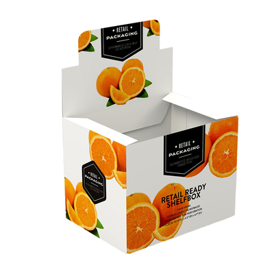 Custom Paper Display Shelf Packaging Biodegradable Tear Away Box Untuk Ritel